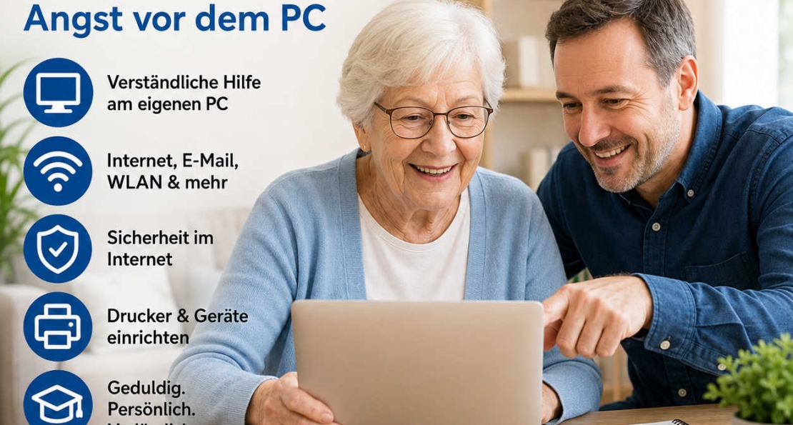 Computerhilfe für Senioren: Technik verstehen statt Angst vor dem PC
